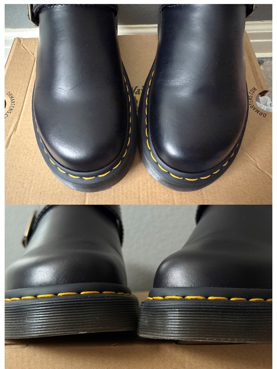 DR. Martens Laketen Atlas Slingback Platform Mules $150 Black Worn Once 31525001 - Picture 10 of 15